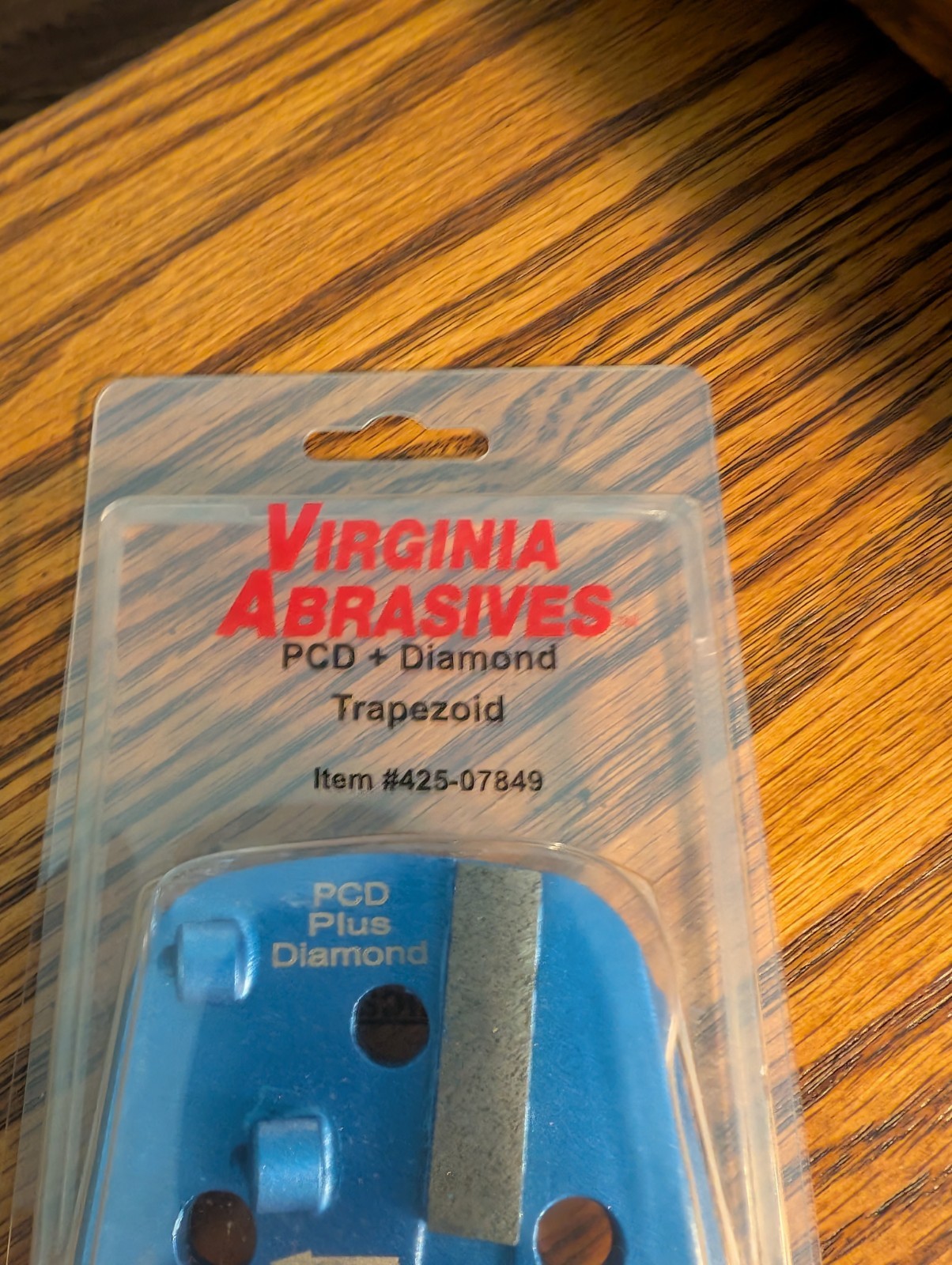 Virginia Abrasives #425-07849 PCD + Diamond Trapezoid