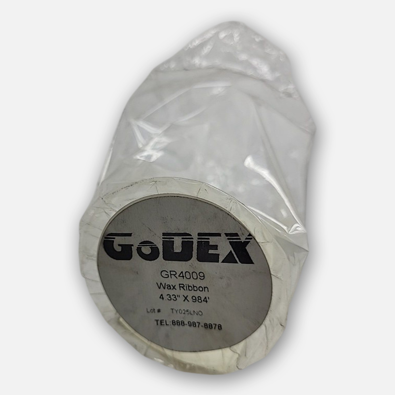 NEW GoDEX GR4009 THERMAL WAX RIBBON 4.33″ X 984′
