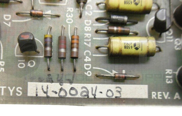 LOT OF 5 GETTYS 14-0024-03 Rev A FIRING BOARD CIRCUIT BOARD CARD, 14-0024-103