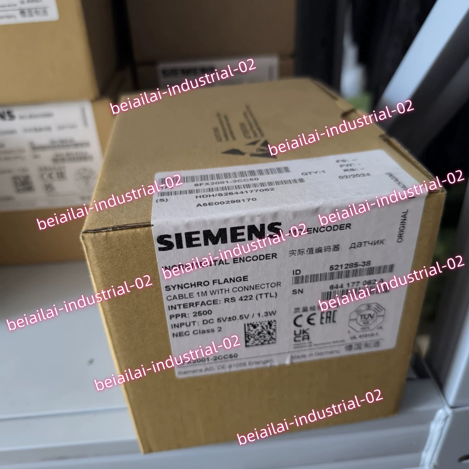 SIEMENS Actual Value Encoder 6FX2001-2CC50#1pcs new in box