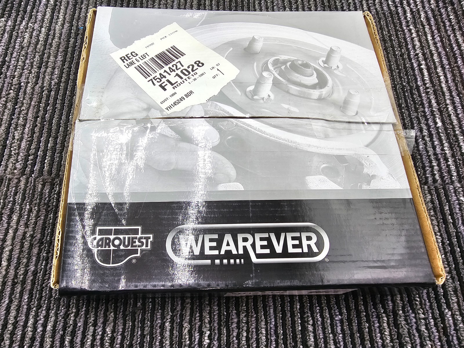 (QTY 2) WearEver YH145249 Front Disc Brake Rotor for 2000-05 Dodge Neon