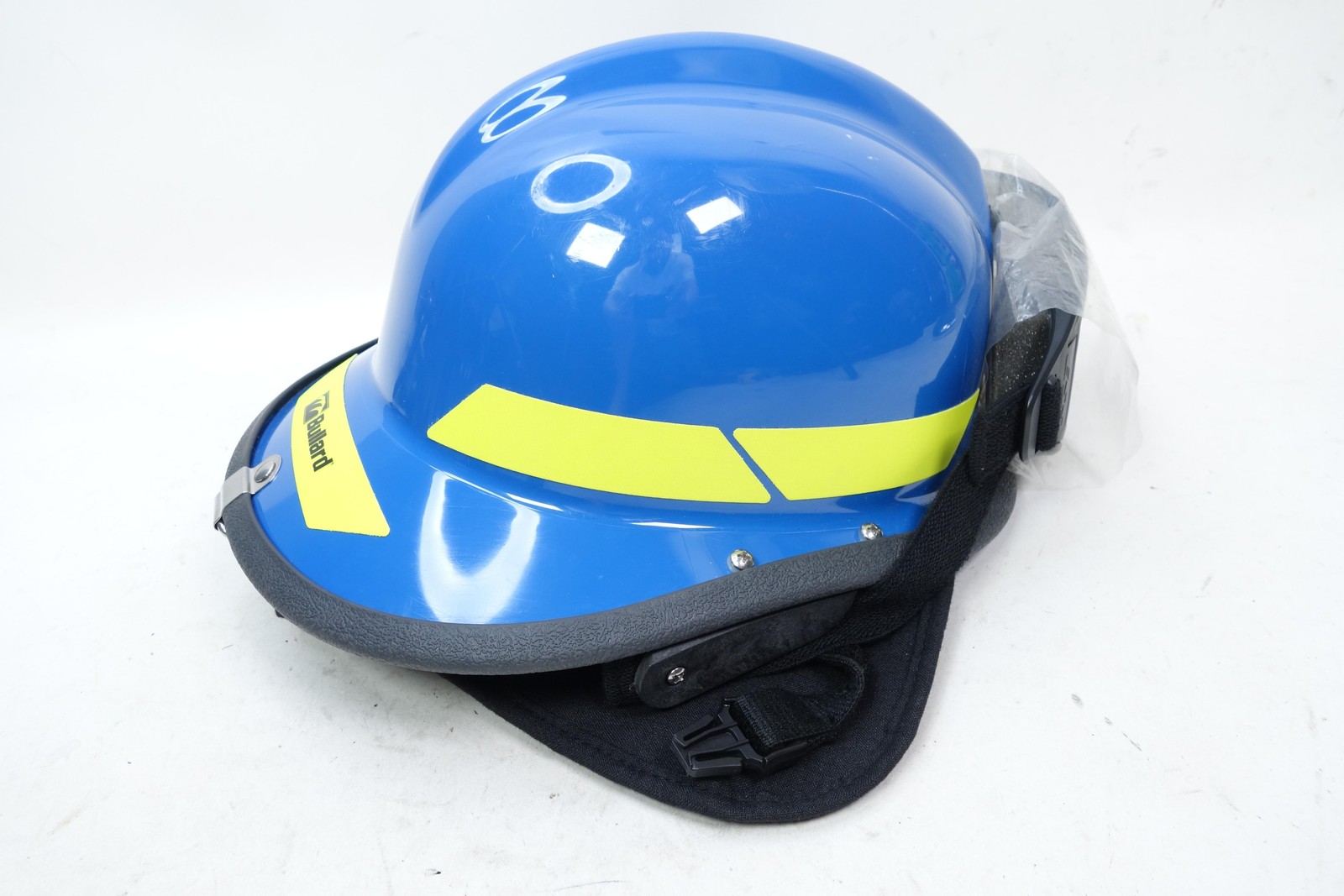 Bullard LT Series Blue Structural Firefighting Helmet ESS Goggles Made In USA