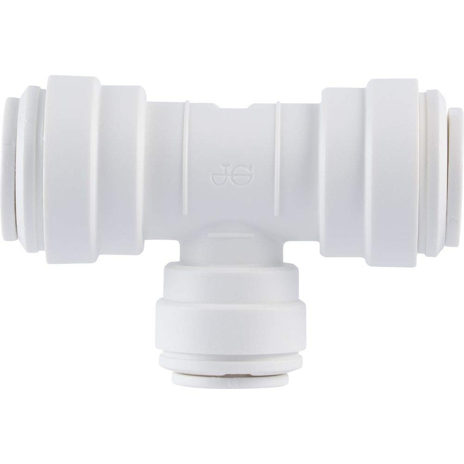 John Guest Speedfit 3/8 Inch x 3/8 Inch x 1/4 Inch OD Reducing Tee, Push to C…