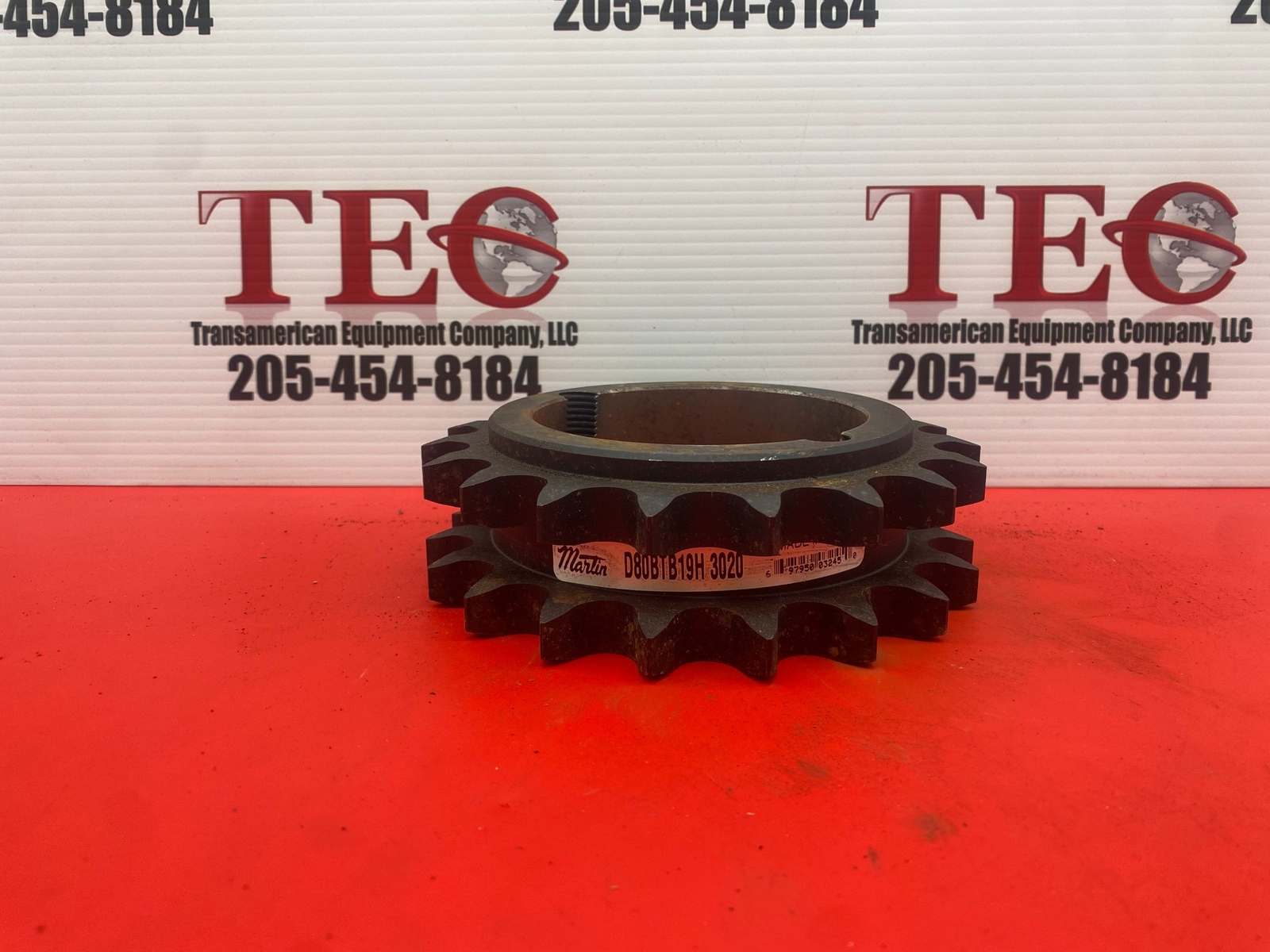 MARTIN D80BTB19H (3020) Double Roller Chain Sprocket Taper Bushed