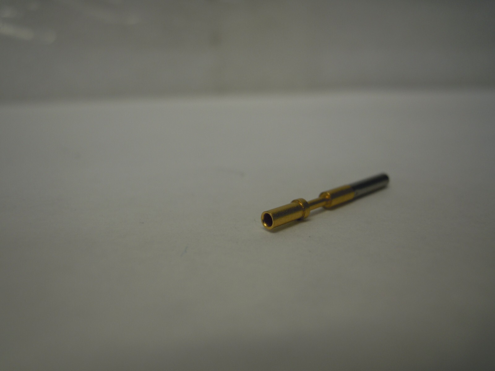 100 X AMPHENOL CIRCULAR CRIMP SOCKET CONTACT GOLD PLATED 1/16″ X 15/16″ PIN *NEW