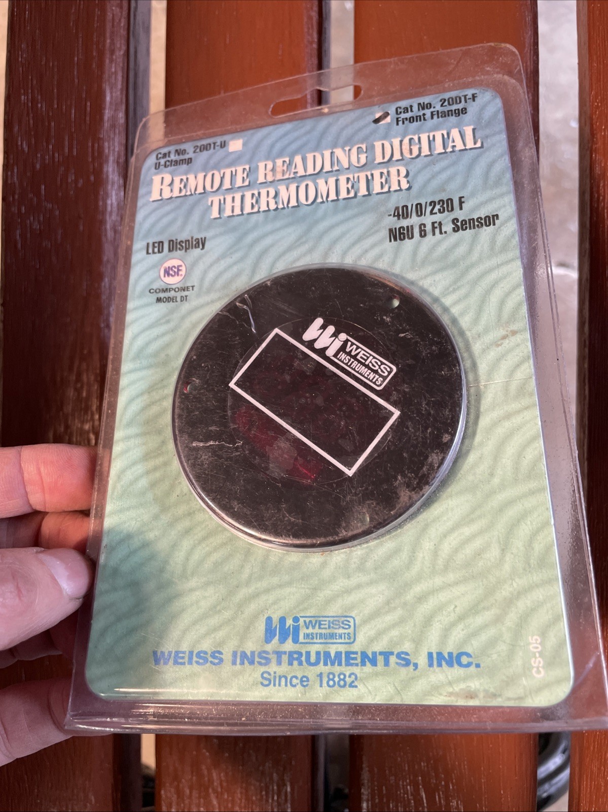 NOS! WEISS INSTRUMENTS 20DT-U -40/0/230’F 6FT NSMP! Free ground ship to USA!