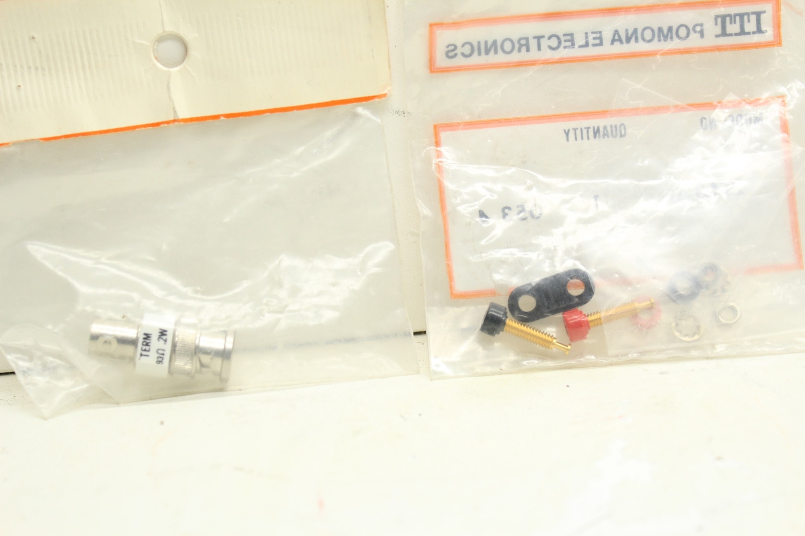 (1) ITT Pomona Electronics 4119-93 OHMS & (1) 2143-0 Lot