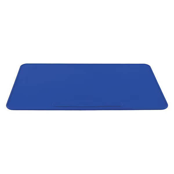 Heathrow Scientific 120599 Lab Mat, Silicone Bnch Protector, Blu/Wht