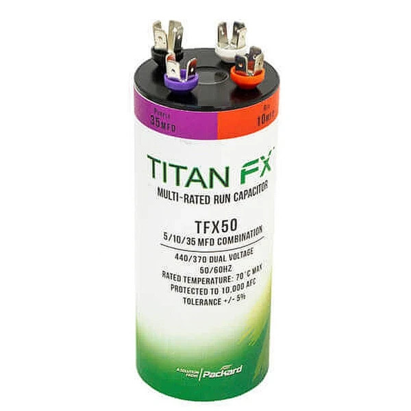 DiversiTech TFX50 1/2″ Multi-Capacitor PVC Electrical Component