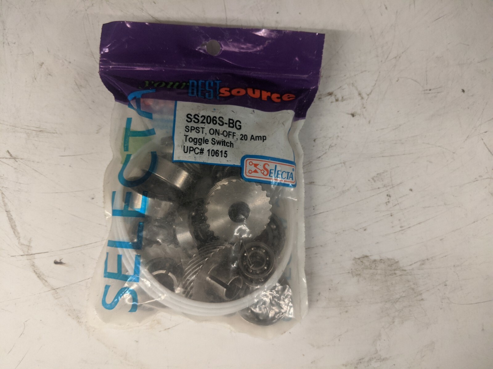 Selecta SS206S-BG, 20amp Toggle Switch