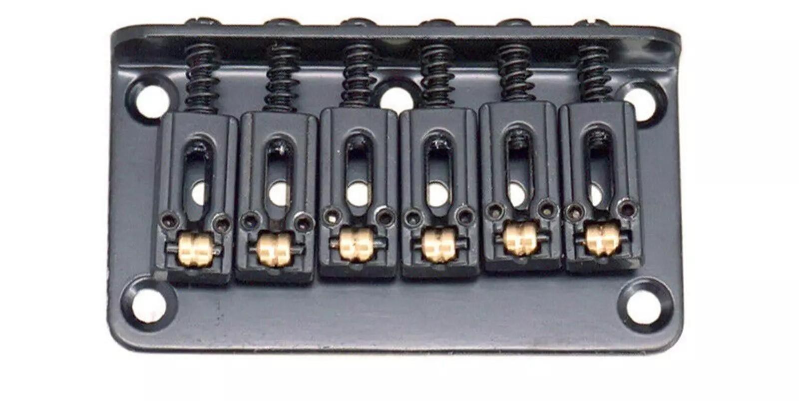 78mm Hardtail Fixed Guitar Bridge for 6-String -Guitar Parts Chrome Finish