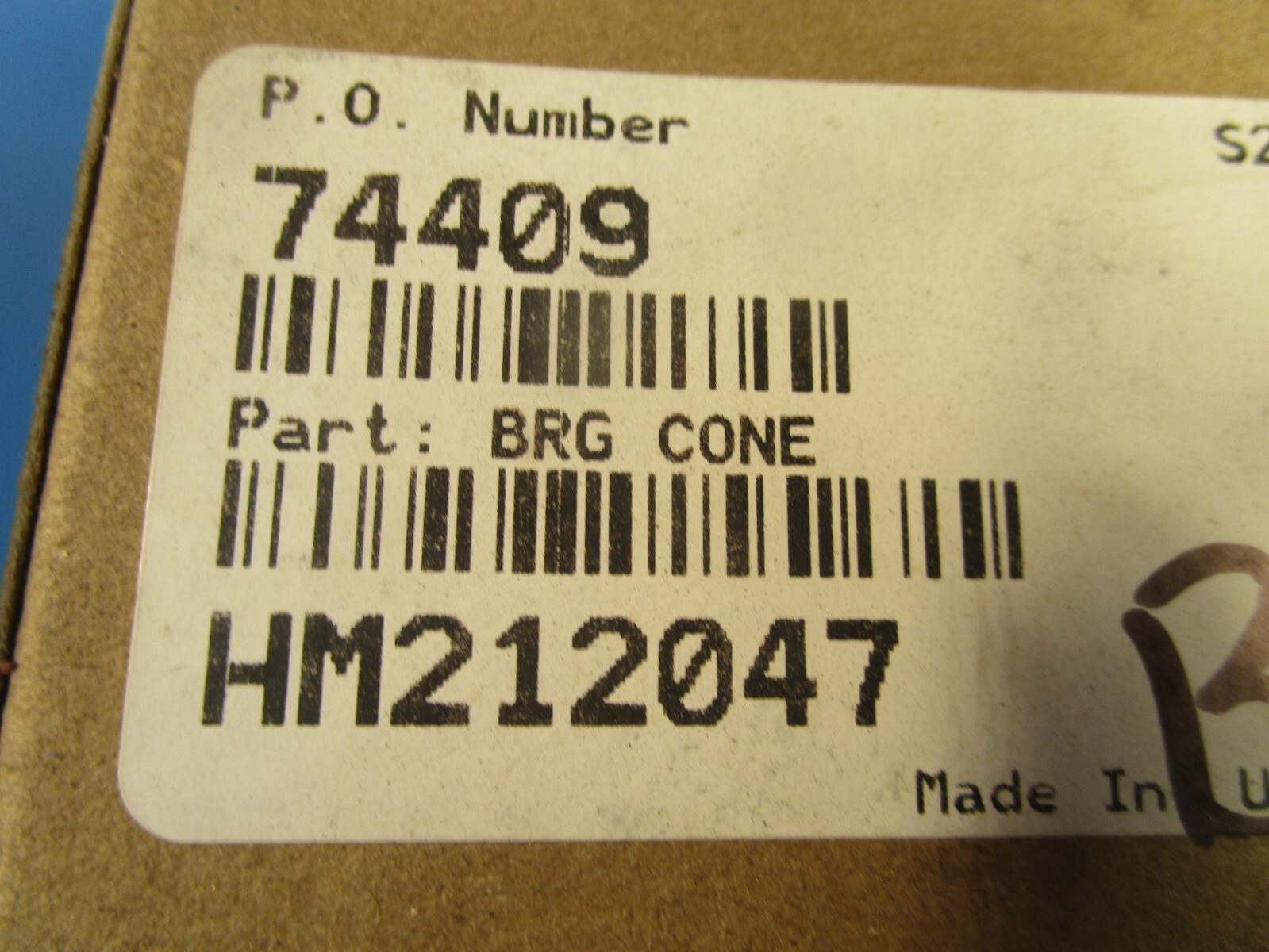 BOWER HM212047, Tapered Roller Bearing Cone, 2.5″ ID, 1.51 Width (Timken, SKF