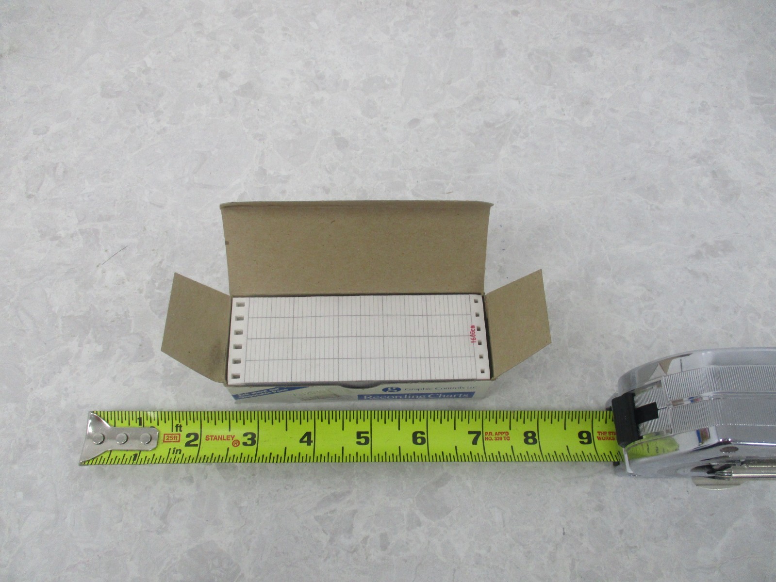 GRAPHIC CONTROLS PN-01159524 B9565AW RECORDING CHARTS, XA0258