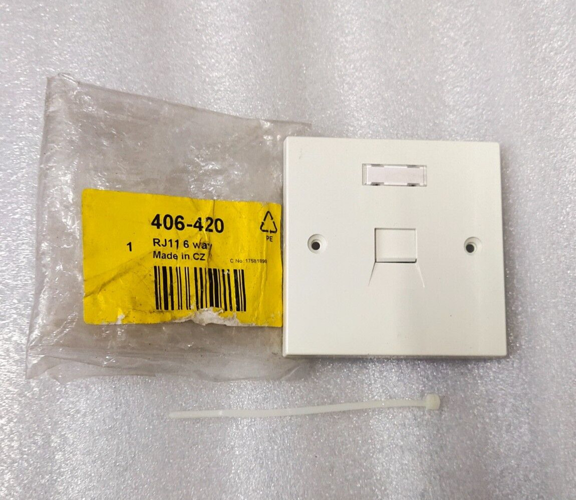 406-420 RJ11 6 Way Made In Czech Republic