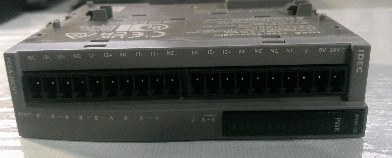 IDEC FC6A-J4CN1 FC6A MicroSmart PLC 4PT Universal Analog Input Module
