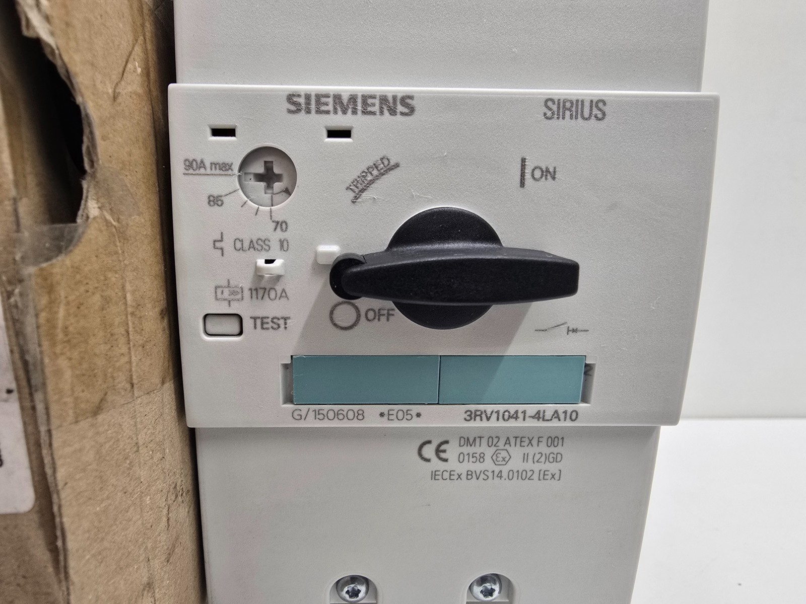 NEW IN BOX! SIEMENS 70-90A CIRCUIT BREAKER 3RV1041-4LA10