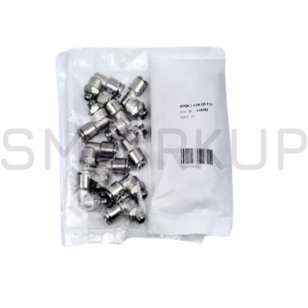 10PCS/New in Box FESTO NPQH-L-G18-Q6-P10 578281 Push-in Fitting