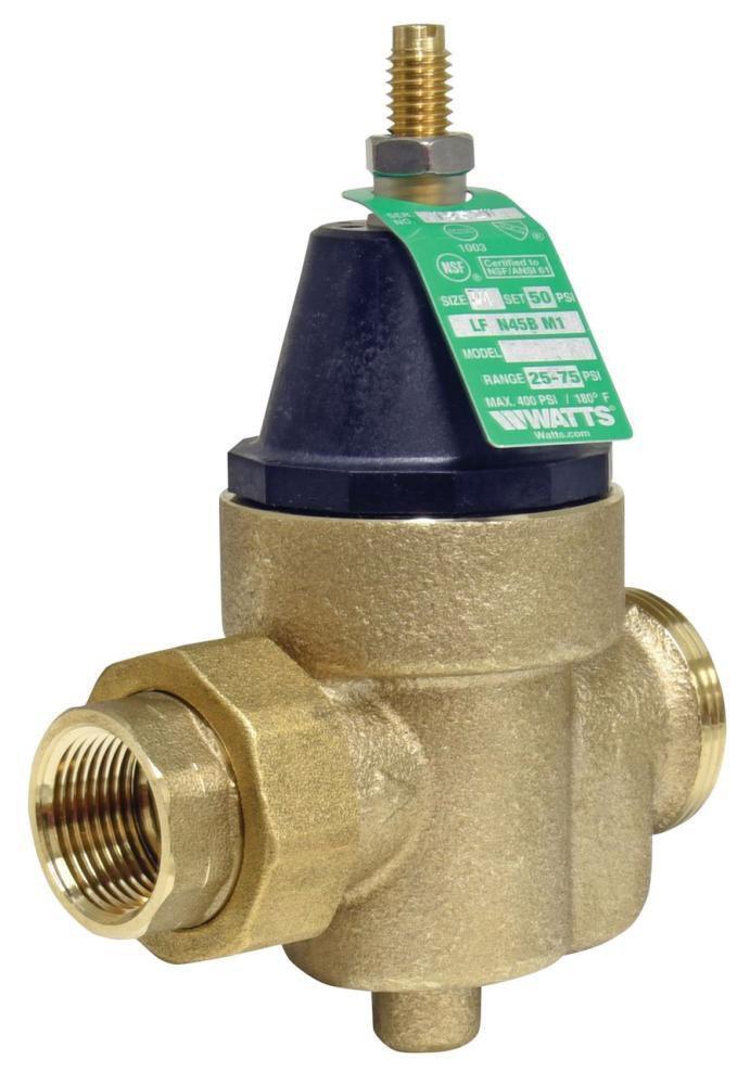 Watts 0009478 3/4″ Copper Silicon Alloy PRV, Union x FNPT
