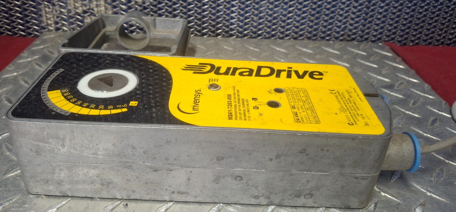 Dura Drive Invensys MS61-7203-050 Spring Return Proportional Actuator 220 LB