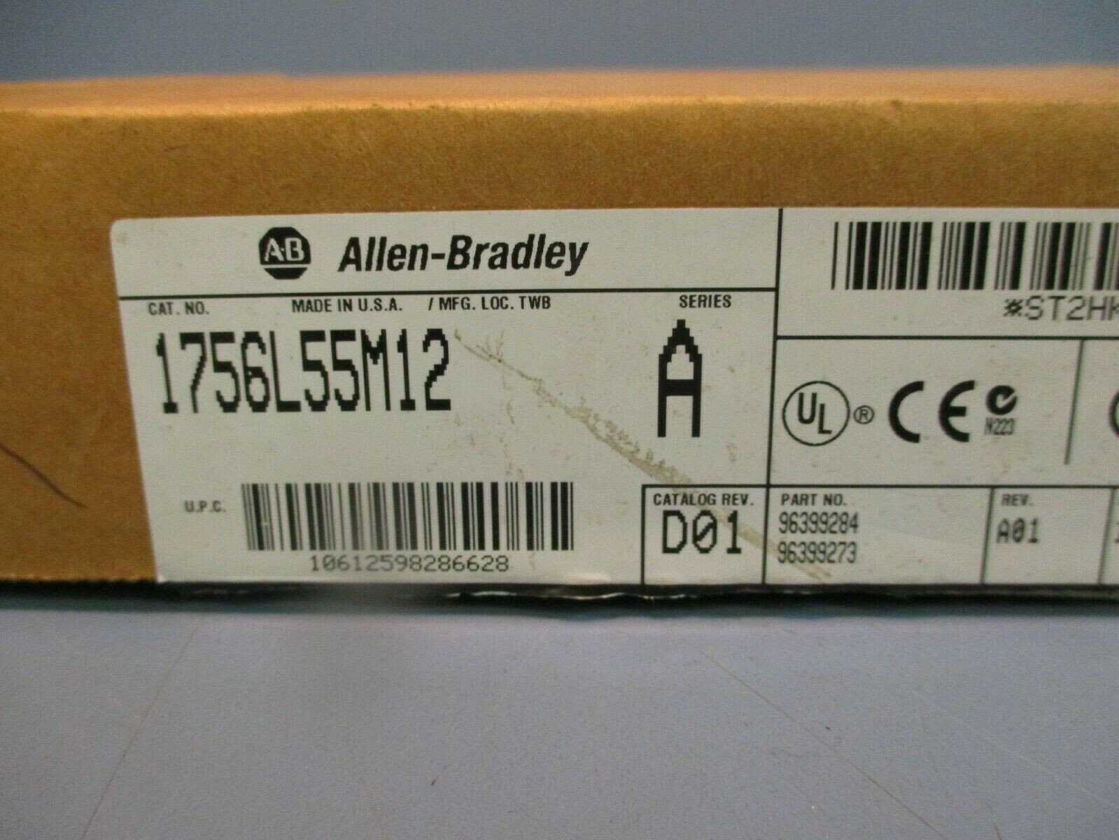Allen-Bradley 1756L55M12 Ser. A Control Logix 5555 CPU Controller NEW