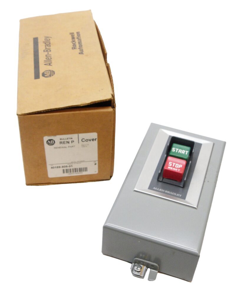 NEW ALLEN BRADLEY 40189-809-01 SWITCH COVER SIZE 0-1-1P
