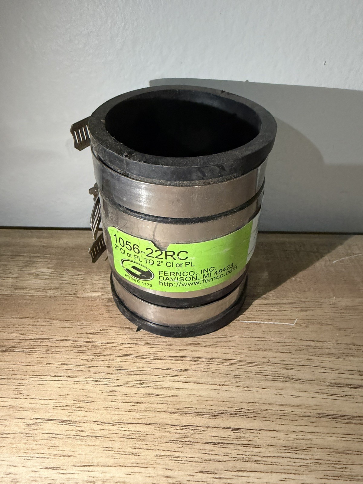 FERNCO INC. 1056-22RC 2-inch Flexible PVC Strong Back RC Shielded Coupling