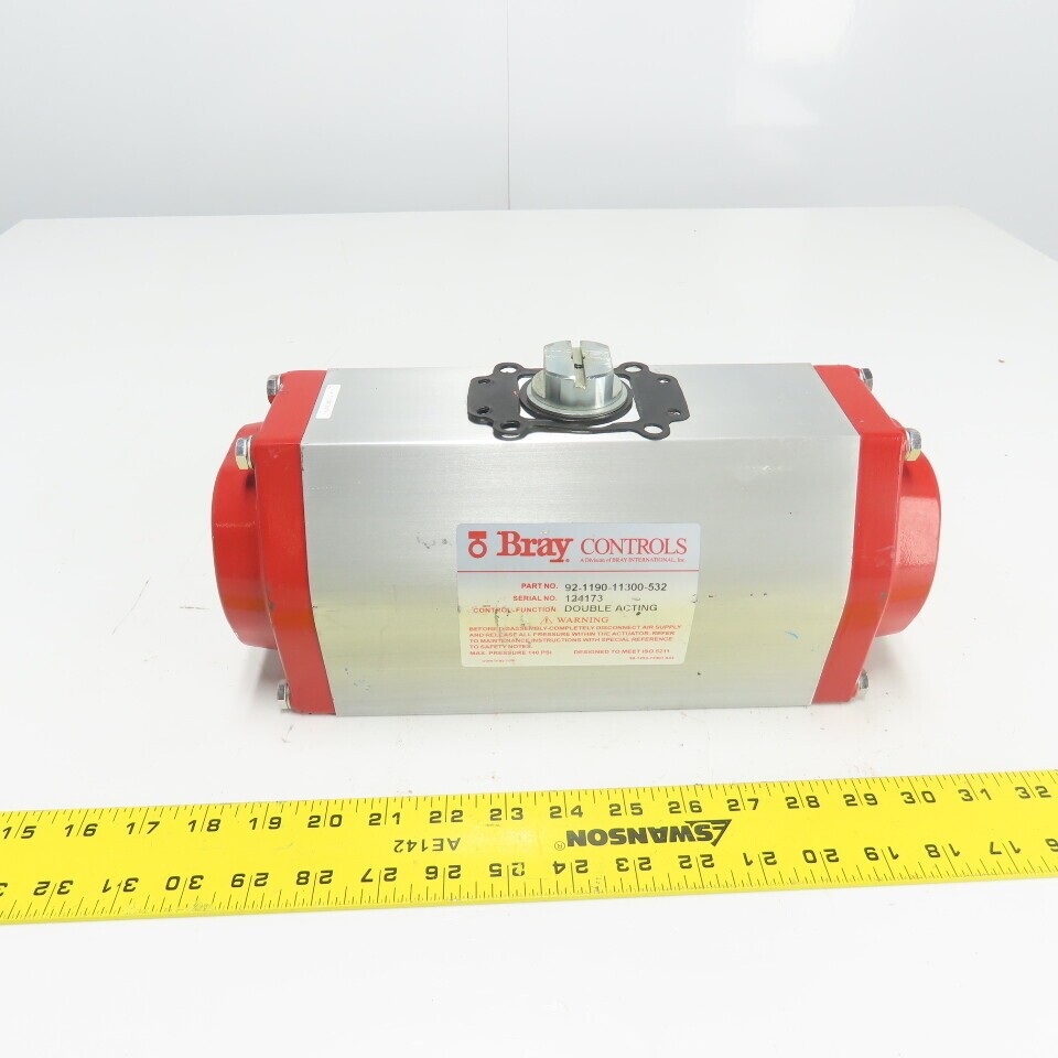 Bray Controls 92-1190-11300-532 Double Acting Pneumatic Actuator 140PSI