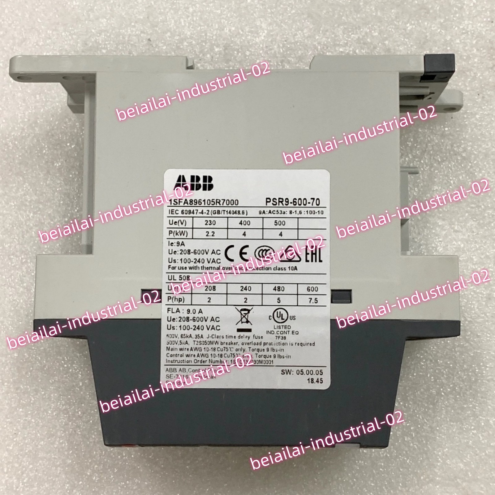 ABB Soft Starter PSR9-600-70#1pcs new in box