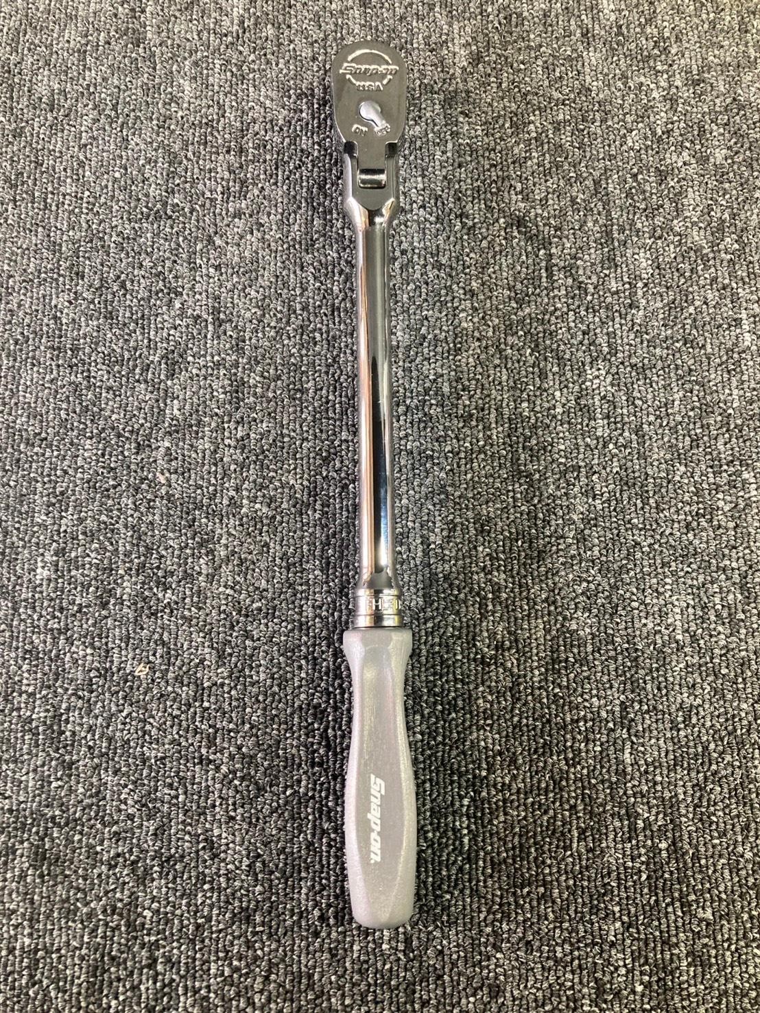snap on fhlfd80 3/8 dr dual 80 long flex head hard handle ratchet Dark Titanium
