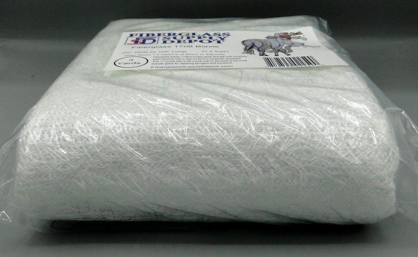 1708 Fiberglass 45/45 DBM Biaxial 50 Inch Wide – 9 FEET Long – 3 Yards