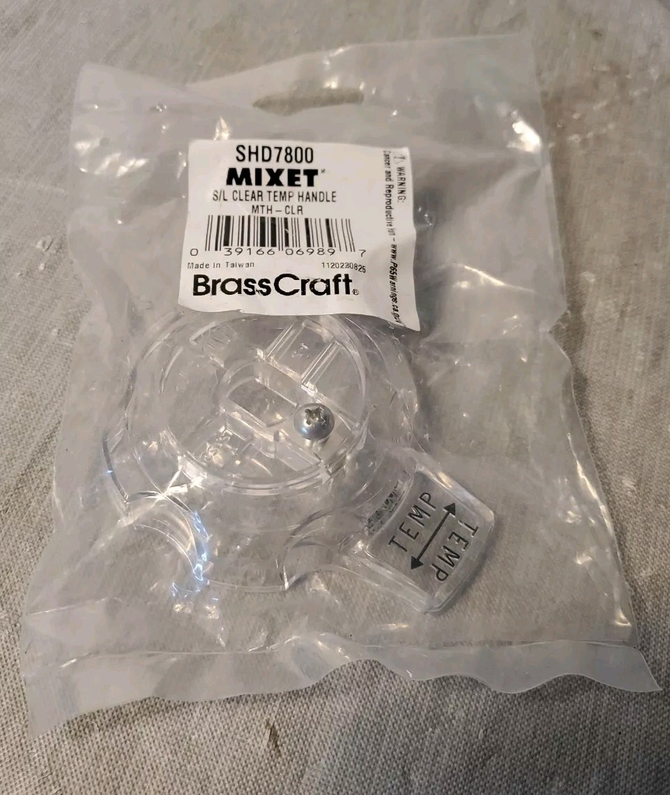 BrassCraft Mixet S/l Clear Temp Handle Shd7800