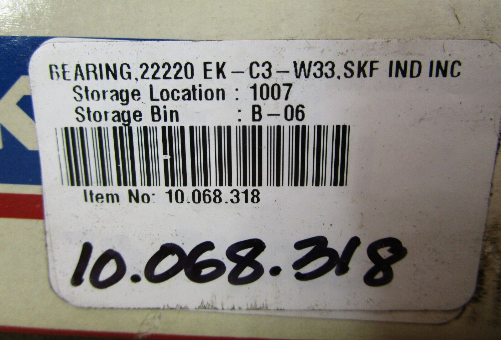 SKF Explorer 22220 EK/C3 Bearing 50582HI
