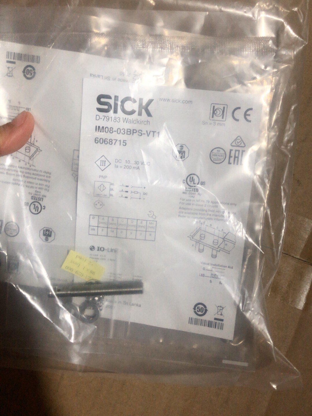 1P NEW SICK IM08-03BPS-VT1 Accept counteroffer