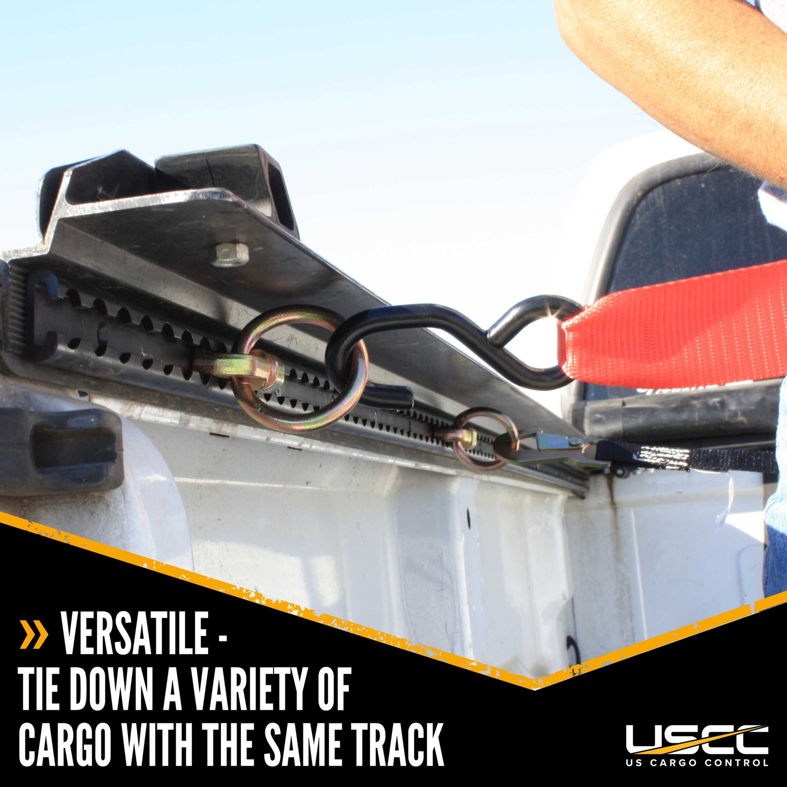 USCC 12″ Aluminum L Track – Secure Motorcycles, ATVs, Utility Tractors and More