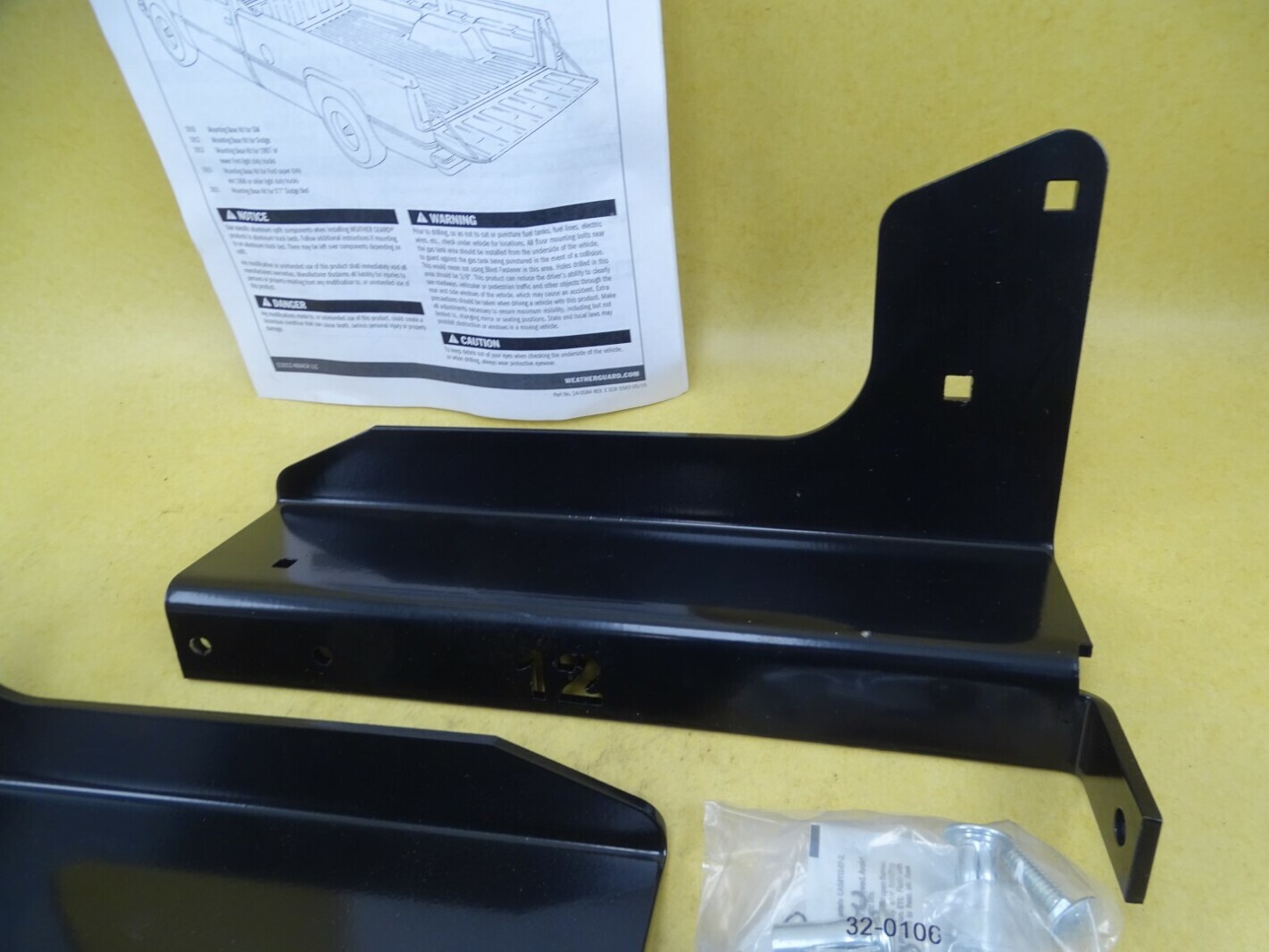 Weather Guard Protect-O-Rail Cab Protector Dodge Mounting Base, 1912-5-01
