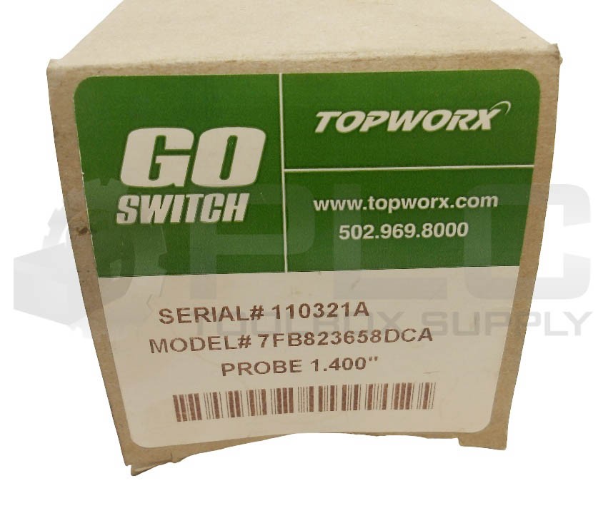NEW TOPWORX 7FB823658DCA GO SWITCH 1.400″ PROBE120VAC 3000PSI