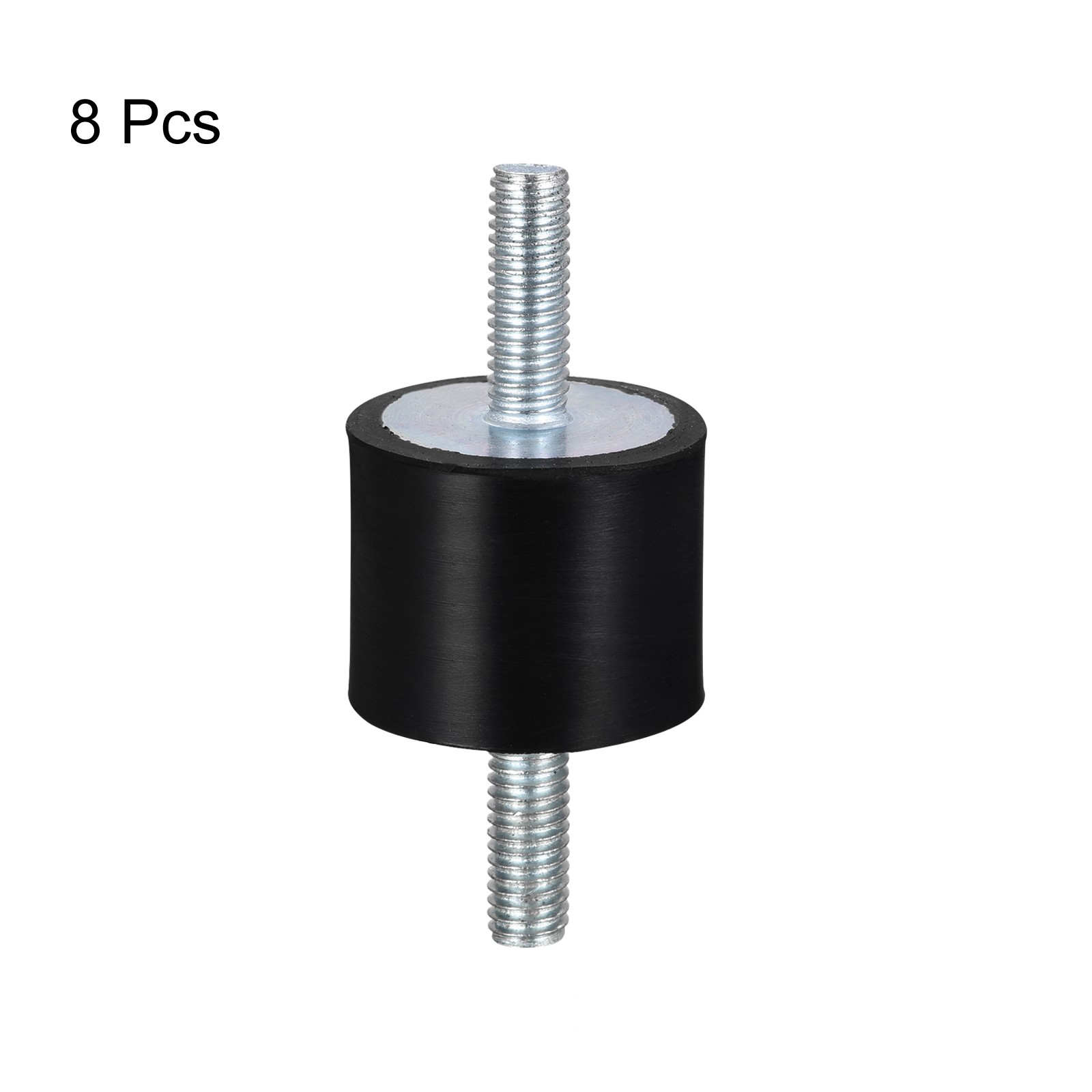 M6x18mm Rubber Mounts, 8pcs Anti Isolator Studs Shock Absorber Male, 25x20mm