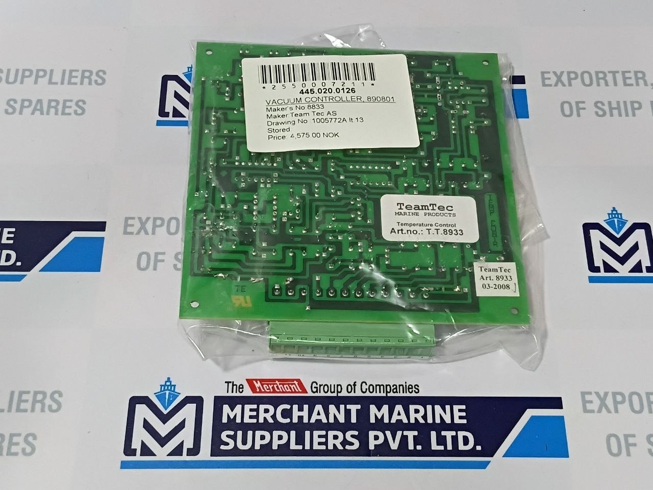 TeamTec 900901 Temperature Control Board T.T 8933