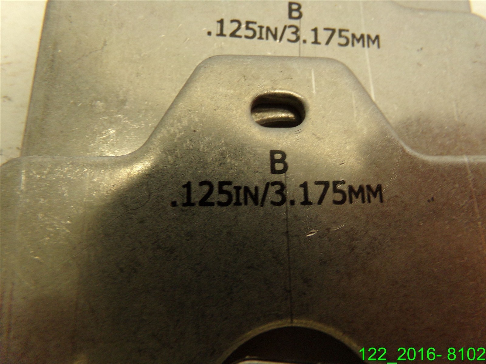 5 pack: Maudlin Products 2NZN7 Stainless Steel Slotted Shims Trade Size B