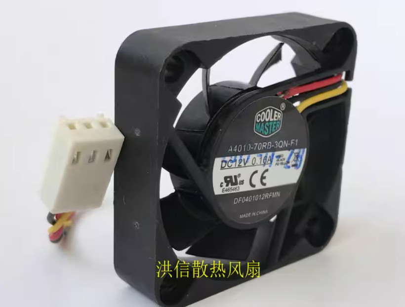 ONE . A4010-70RB-3QN-F1 12V 0.16A 40*40*10MM 4CM 3Pin Cooling Fan 1z,k8p