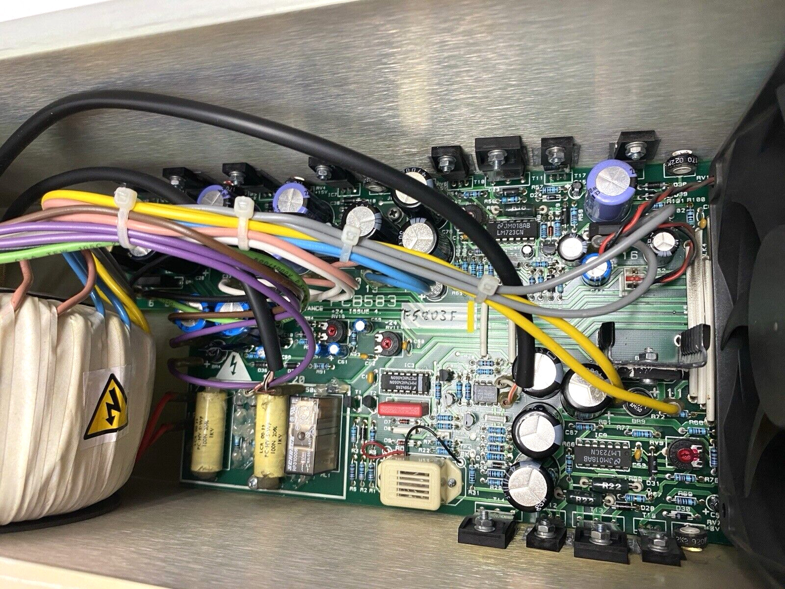 Oxford 1420-069 Power Supply Assembly X3028 Rev 7 Kingshill CZ386 -Missing Cover