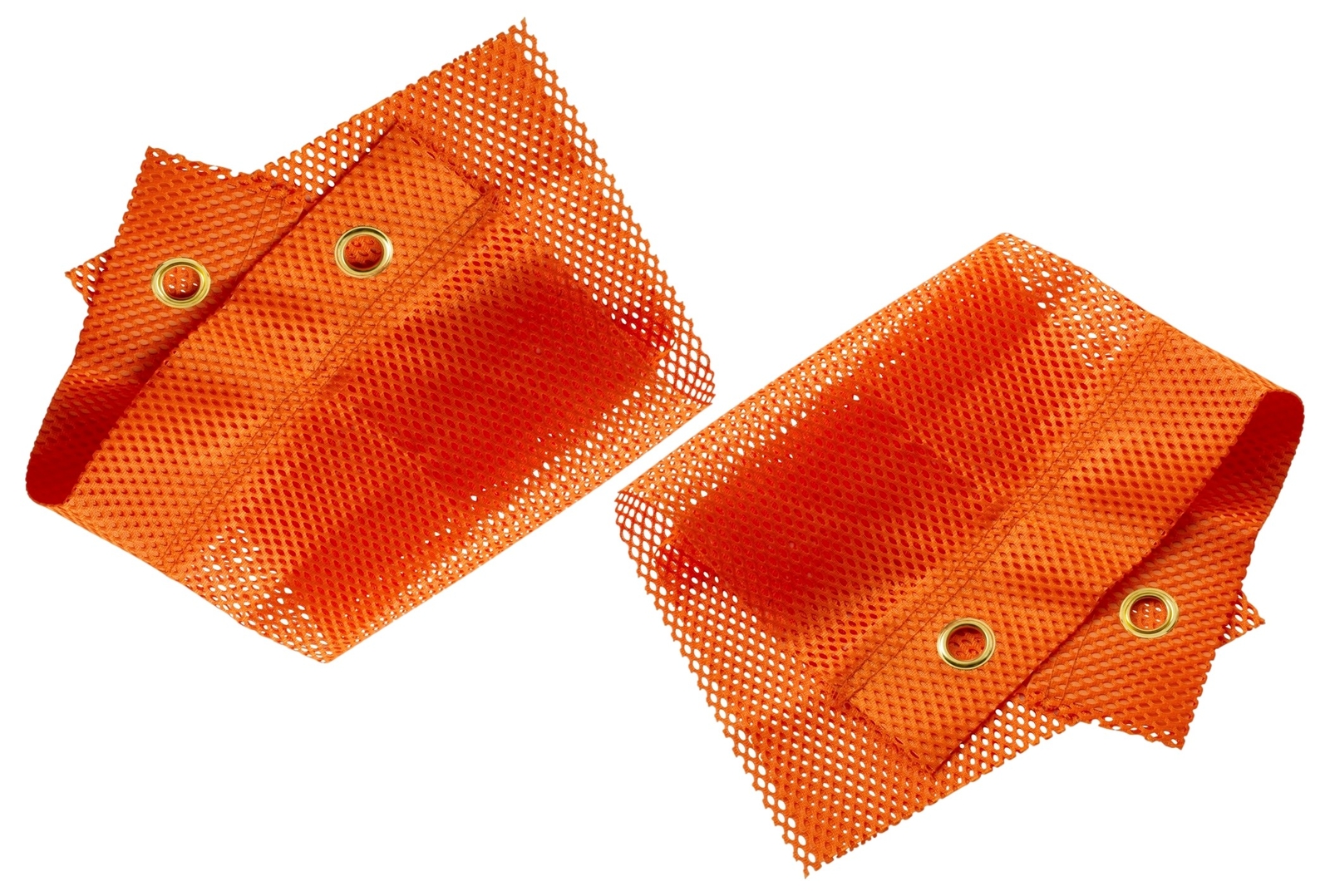 2 Lot RoadPro 1818GO Safety Warning Mesh Flags with Grommets 18″x 18″ – Orange