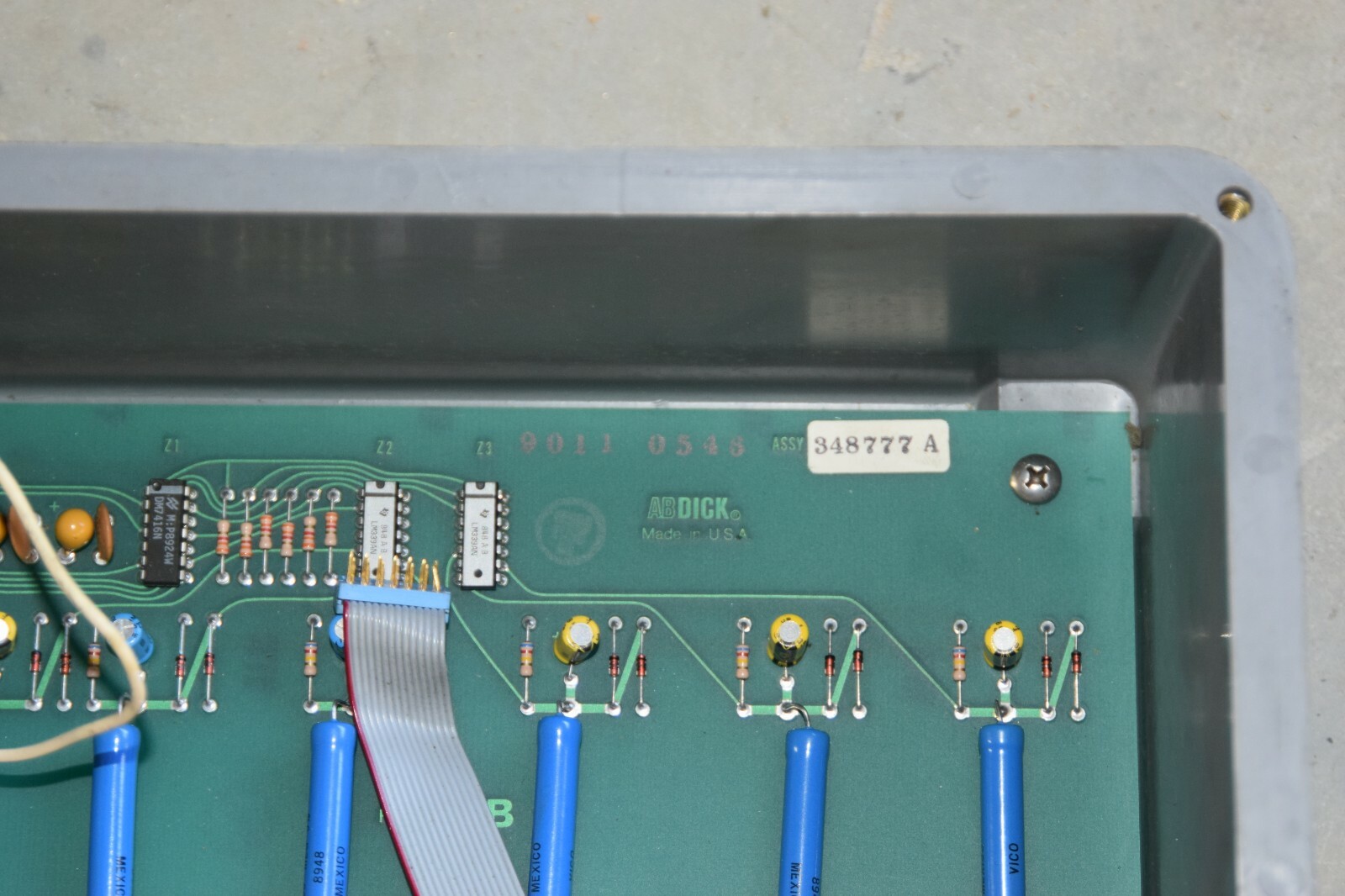 AB Dick 348777-A 9011 0548 Power Supply Board 348089-B