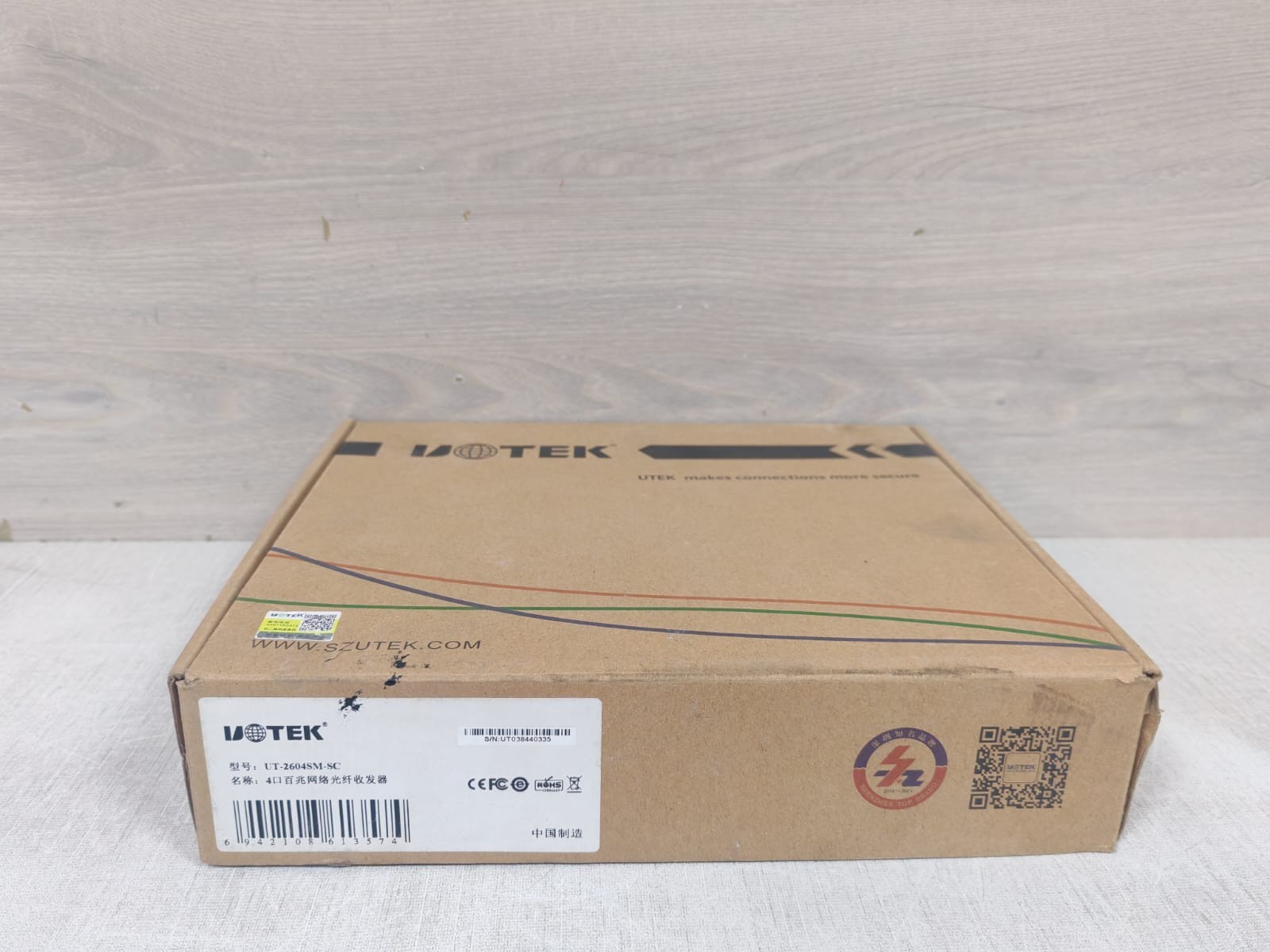 UOTEK UT-2604SM-SC 4-Port 100M Network Fiber Optical Transceiver