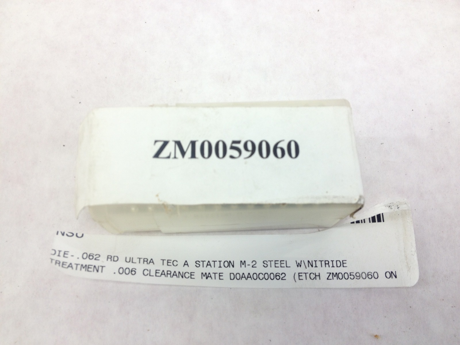 NEW! MATE PRECISION TOOL D0AA0C0062 .062 ROUND DIE ZM0059060 FAST SHIP!!!(H157