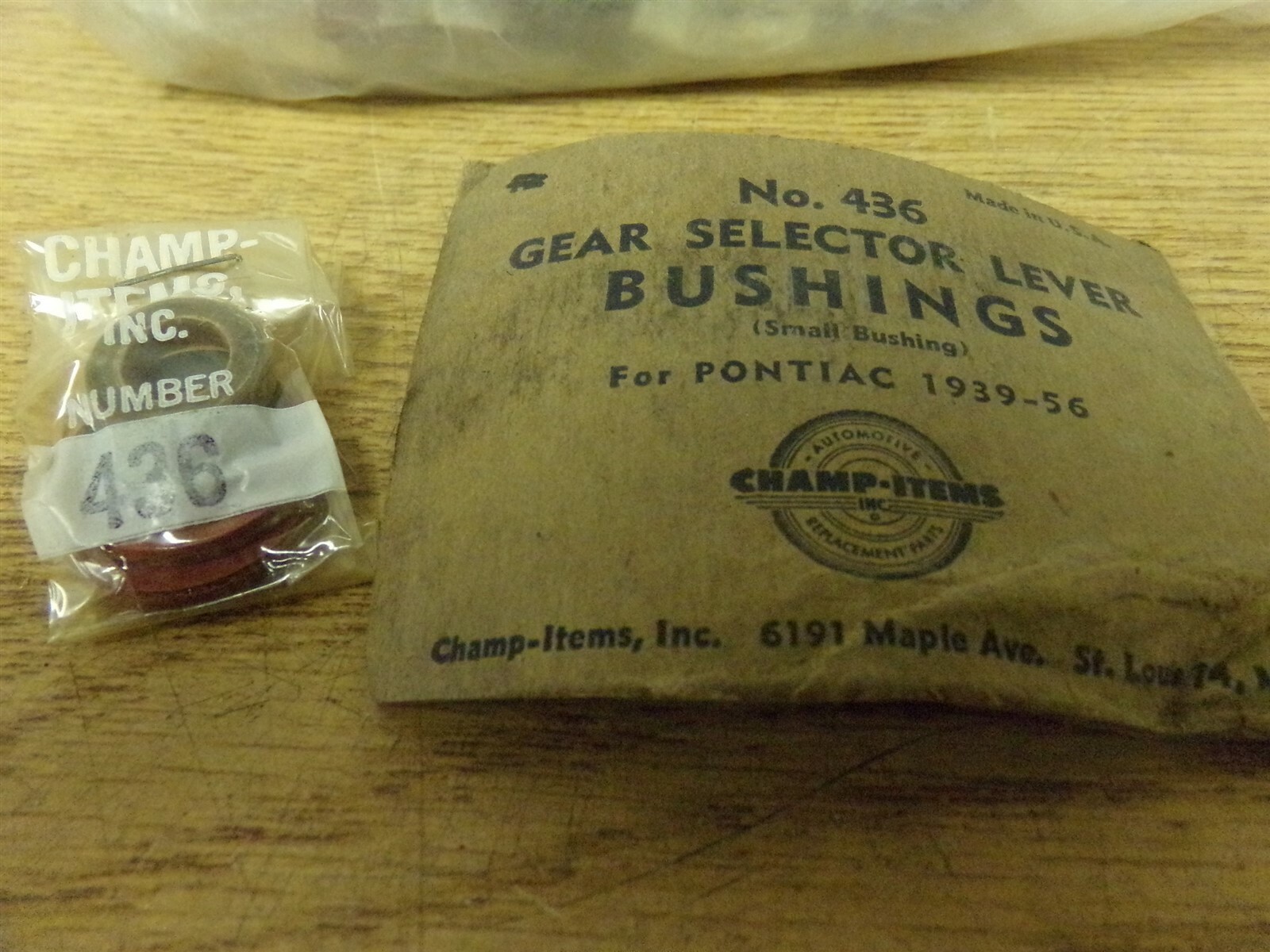 NEW Champ Items No 436 Gear Selector Bushings *FREE SHIPPING*