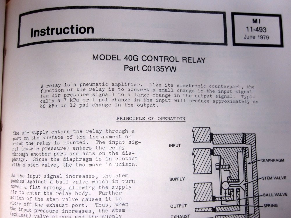 Foxboro MS 13-70 Instructions + Installation Operation Maintenance