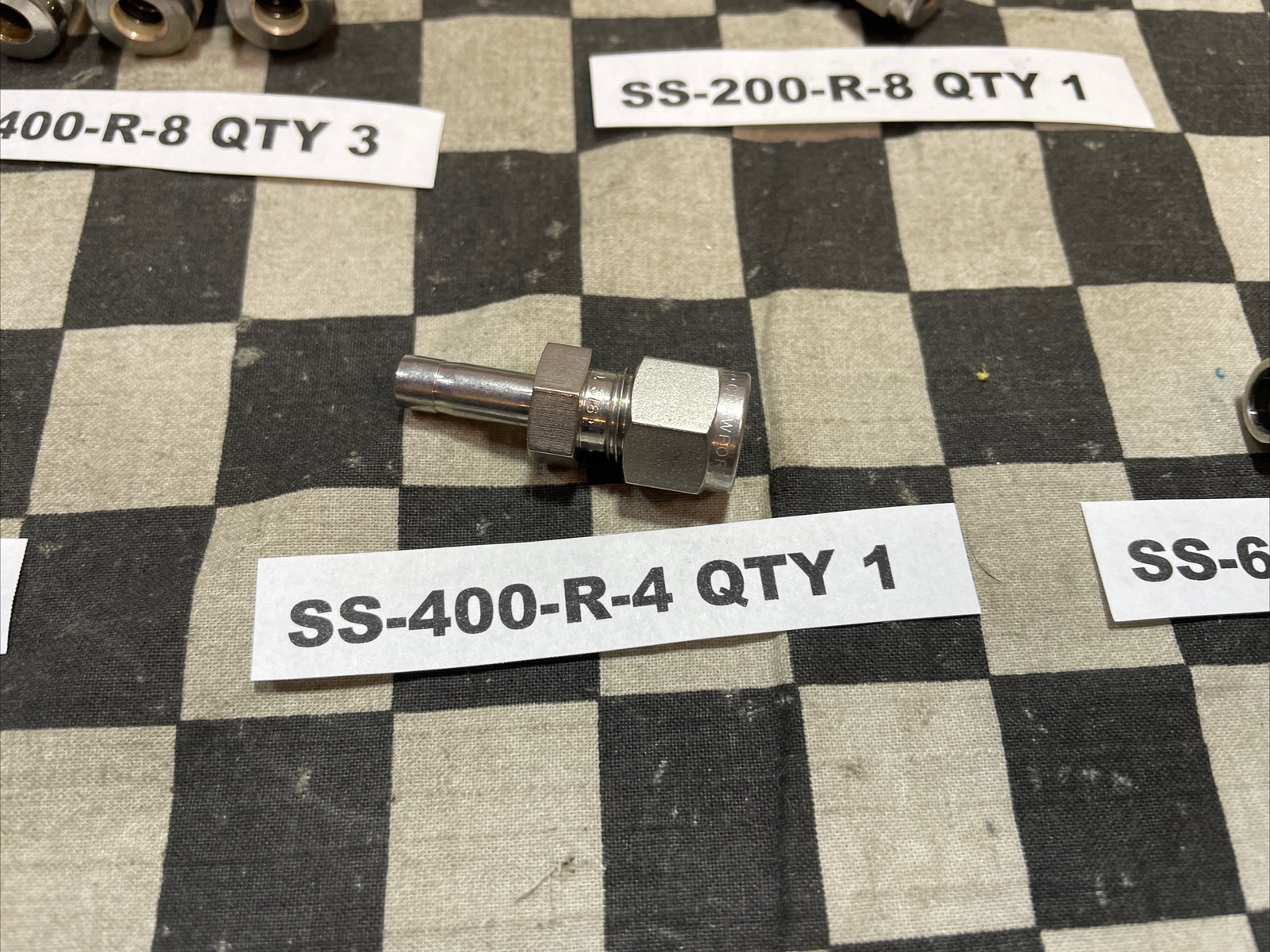 SS-810-R-12 SS-400-R-8 SS-200-R-8 SS-400-R-6 SS-400-R-4 SS-601-PC LotOf9#1639F22