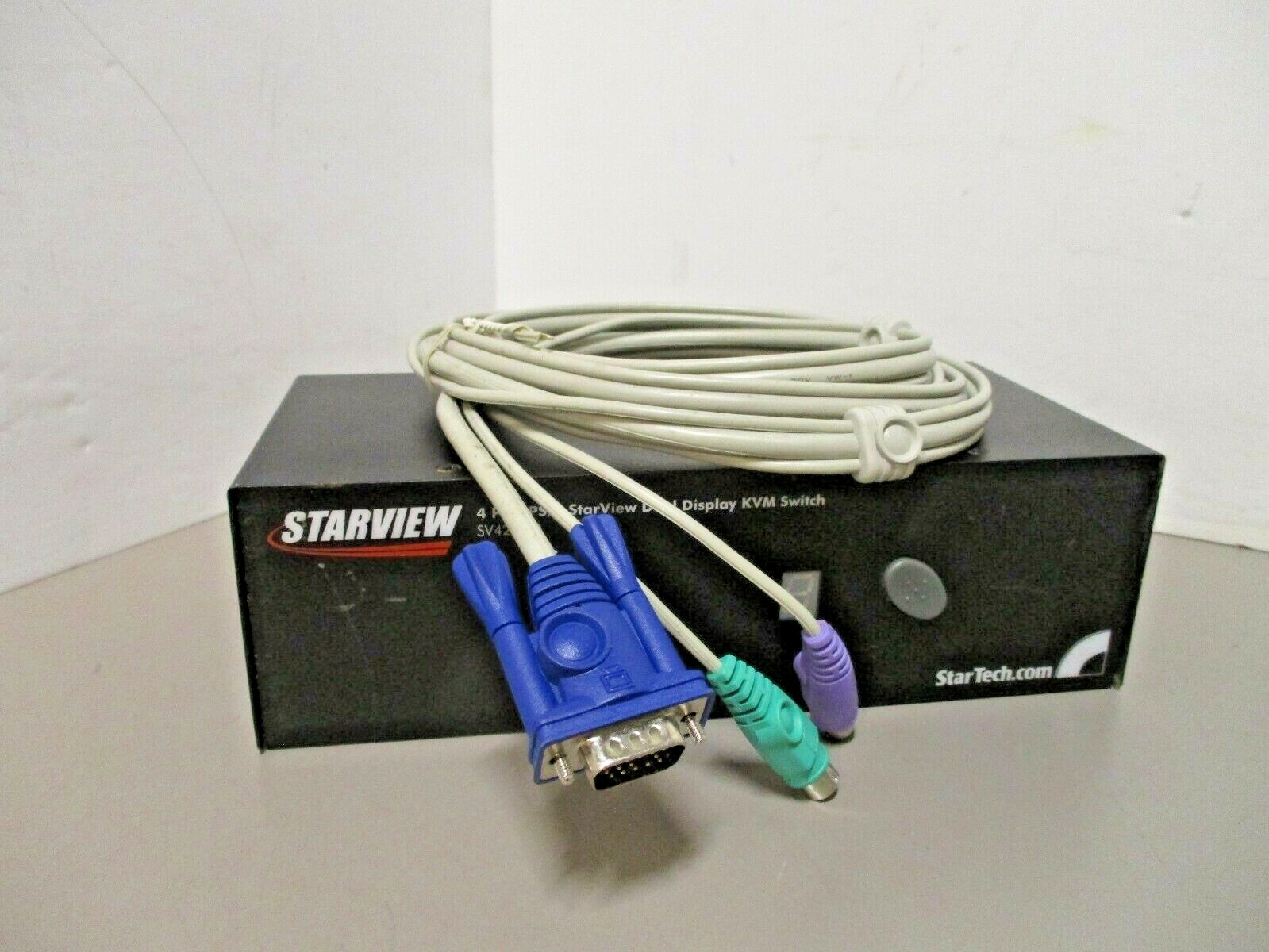 StarTech Starview SV421DD 4 Port PS/2 StarView Dual Display KVM Switch