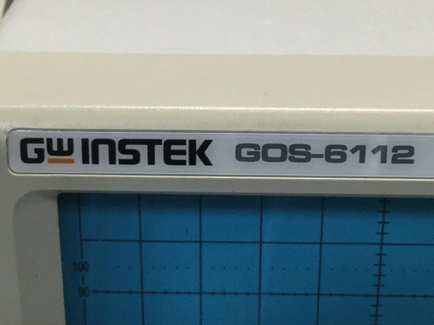 GW INSTEK Oscilloscope GOS-6112 Used #107447